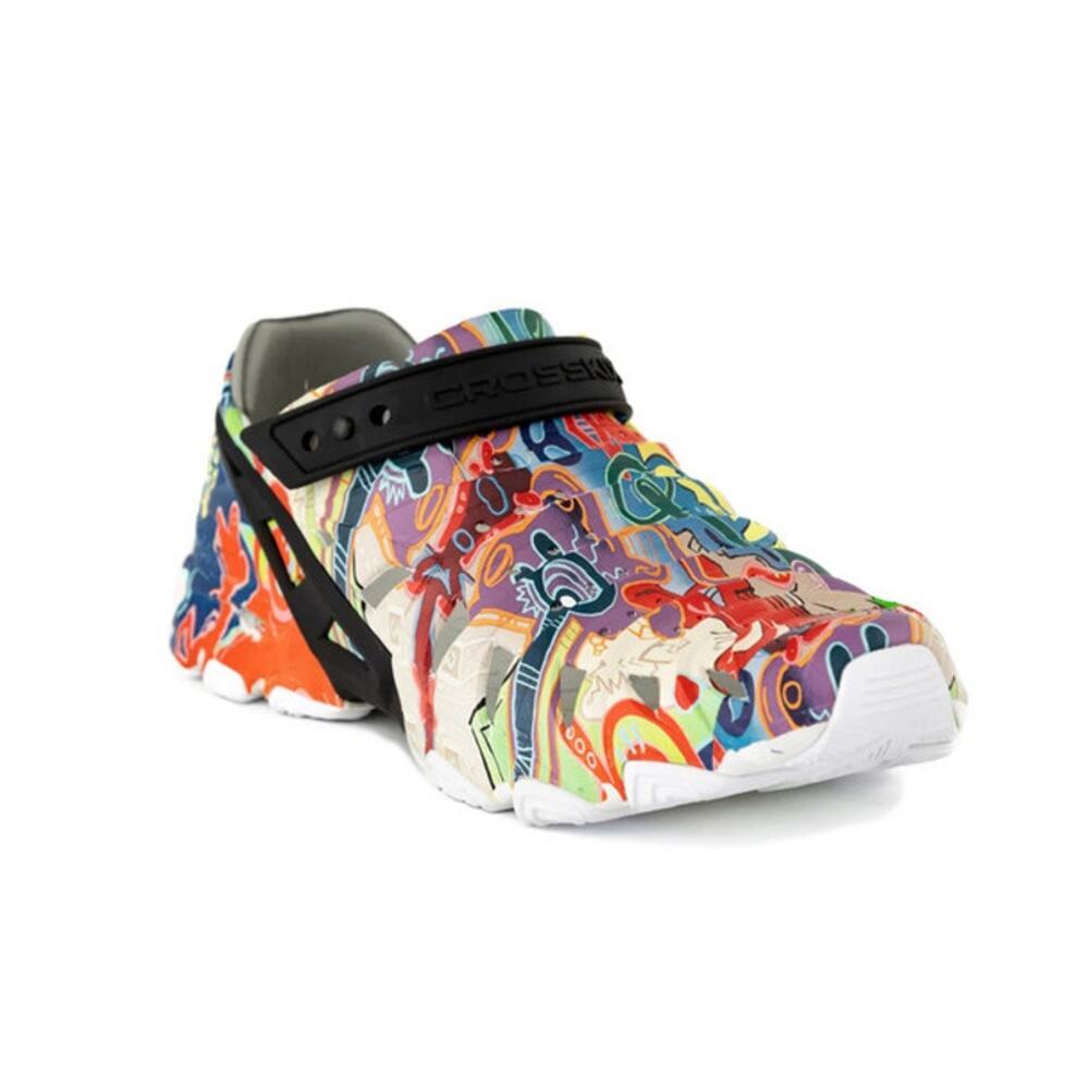 Crosskix 2.0 NYC Graffiti A Water Boat Shoes Unisex Colorful NEW-NIB!!